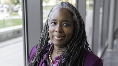 Vice President for Strategic Affairs and Vice Provost for Inclusion and Diversity Menah Pratt Clarke in her office Vice President for Strategic Affairs and Vice Provost for Inclusion and Diversity Menah Pratt Clarke in her office