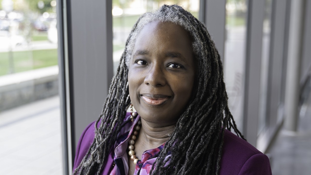 Vice President for Strategic Affairs and Vice Provost for Inclusion and Diversity Menah Pratt Clarke in her office Vice President for Strategic Affairs and Vice Provost for Inclusion and Diversity Menah Pratt Clarke in her office