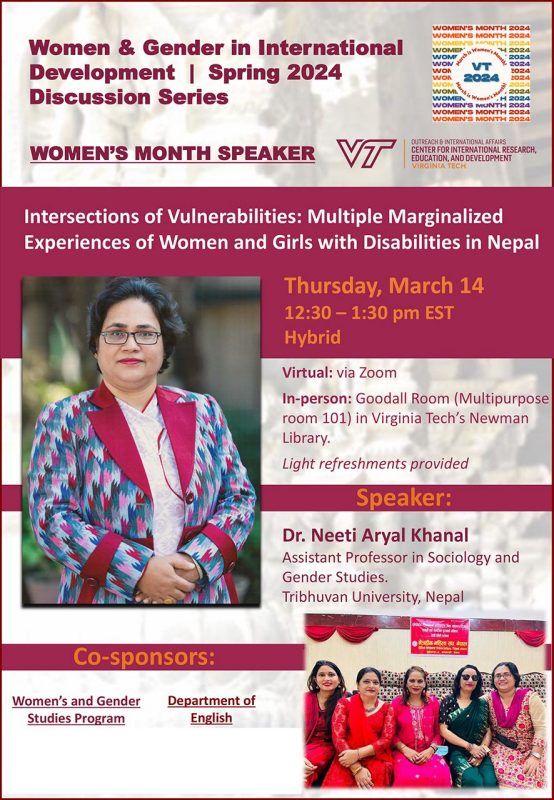 Intersections of Vulnerabilities with Dr Neeti Aryal Khanal